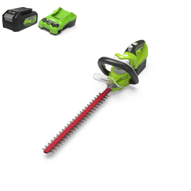 Greenworks Accu Heggenschaar 24V Incl. Accu 4.0aH + Lader 1 Greenworks Accu Heggenschaar 24V Incl. Accu 4.0aH + Lader