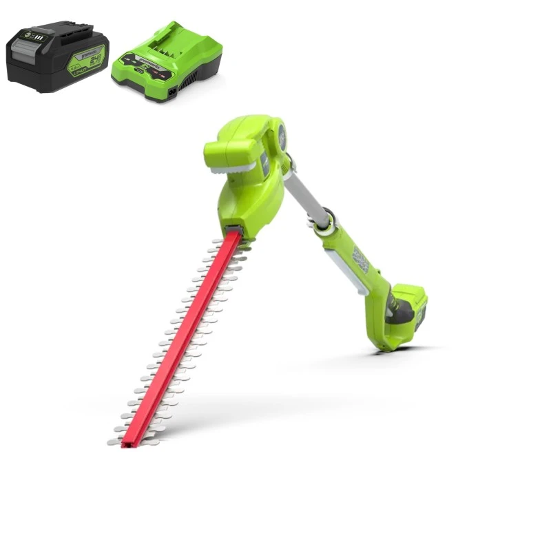 Greenworks Accu Heggenschaar Langbereik 24 Volt Incl. Accu En Lader 1 Greenworks Accu Heggenschaar Langbereik 24 Volt Incl. Accu En Lader