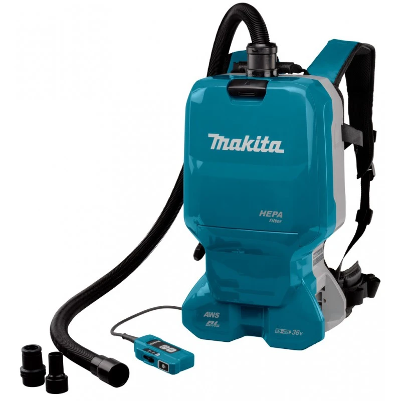 Makita 2x18v Rugstofzuiger DVC665ZU Zonder Accu En Lader 1 Makita 2x18v Rugstofzuiger DVC665ZU Zonder Accu En Lader