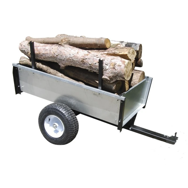 Turfmaster Aanhangwagen Met Kiepbak Gegalvaniseerd Staal Voor Hout 1 Turfmaster Aanhangwagen Met Kiepbak Gegalvaniseerd Staal Voor Hout