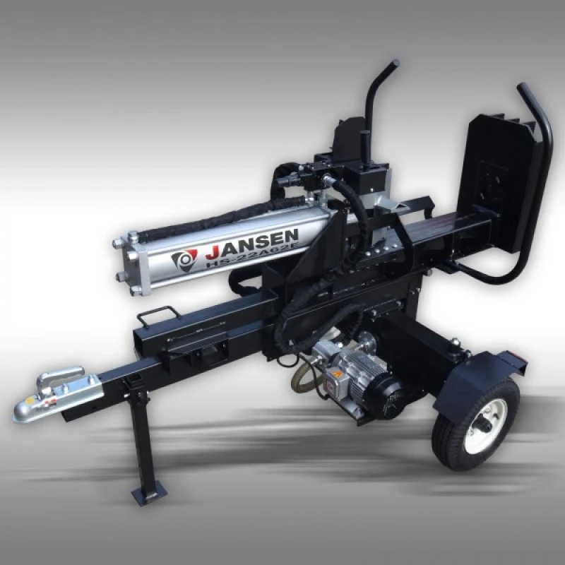 Jansen HS-22A62E Houtklover 22 Ton Met Elektromotor 1 Jansen HS-22A62E Houtklover 22 Ton Met Elektromotor