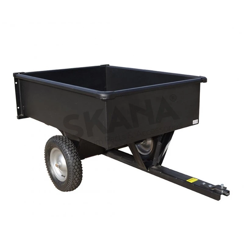 Turfmaster Aanhangwagen Met Kiepbak In Metaal 107x87x31 10" 1 Turfmaster Aanhangwagen Met Kiepbak In Metaal 107x87x31 10"